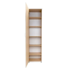 Armoire 1 Porte 6 Niveaux Blanc -ATMOSPHERA Soldes Boutique armoire 1 porte 6 niveaux andy blanc 2