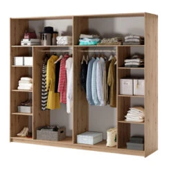 Armoire 2 Portes Grand Modèle Avec Miroir Nantes -ATMOSPHERA Soldes Boutique armoire 2 portes grand modele avec miroir nantes 2