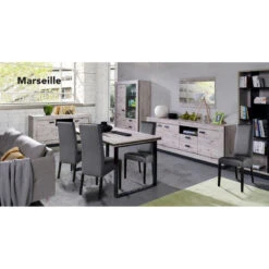 Bahut 3 Portes 2 Tiroirs Marseille -ATMOSPHERA Soldes Boutique bahut 3 portes 2 tiroirs marseille 3