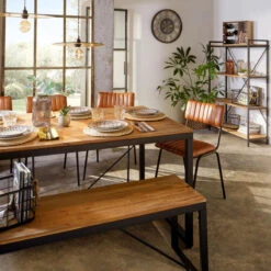 Banc Métal Et Bois Edena Atmosphera 9 Banc Métal Et Bois Edena Atmosphera -ATMOSPHERA Soldes Boutique banc metal et bois edena atmosphera 4