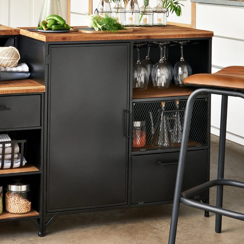 Buffet 1 Porte 3 Niches Cierna Atmosphera 2 Buffet 1 Porte 3 Niches Cierna Atmosphera – Image 2