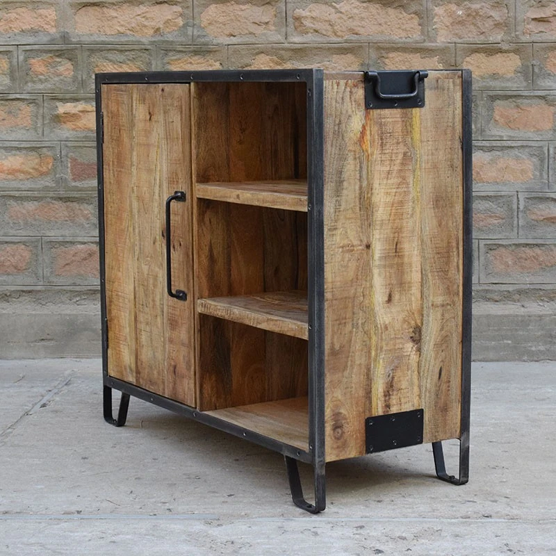 Buffet 1 Porte 3 Niches Manguier 4 Buffet 1 Porte 3 Niches Manguier – Image 4