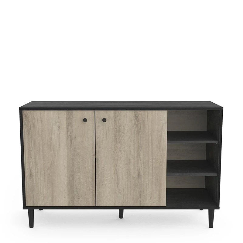 Demeyere Buffet 2 Portes 3 Niches Industriel Arty 3 Demeyere Buffet 2 Portes 3 Niches Industriel Arty – Image 3