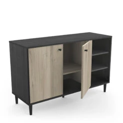 Demeyere Buffet 2 Portes 3 Niches Industriel Arty 9 Demeyere Buffet 2 Portes 3 Niches Industriel Arty -ATMOSPHERA Soldes Boutique buffet 2 portes 3 niches industriel arty 3
