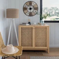 Buffet 2 Portes Cannage Arty Atmosphera 15 Buffet 2 Portes Cannage Arty Atmosphera -ATMOSPHERA Soldes Boutique buffet 2 portes cannage arty atmosphera 7