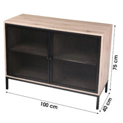Buffet 2 Portes Grillage Soho -ATMOSPHERA Soldes Boutique buffet 2 portes grillage soho 2