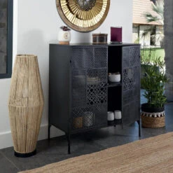 Buffet 2 Portes Métal Ajouré Teeco Atmosphera -ATMOSPHERA Soldes Boutique buffet 2 portes metal ajoure teeco atmosphera 2