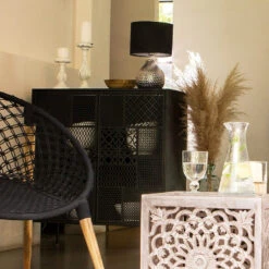 Buffet 2 Portes Métal Ajouré Teeco Atmosphera -ATMOSPHERA Soldes Boutique buffet 2 portes metal ajoure teeco atmosphera 4