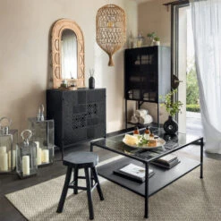 Buffet 2 Portes Métal Ajouré Teeco Atmosphera -ATMOSPHERA Soldes Boutique buffet 2 portes metal ajoure teeco atmosphera 6