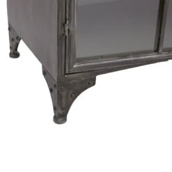 Buffet Broc 2 Portes Métal Noir Atmosphera -ATMOSPHERA Soldes Boutique buffet broc 2 portes metal noir atmosphera 4