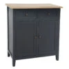 Buffet Damian Bois Gris Foncé Atmosphera -ATMOSPHERA Soldes Boutique buffet damian bois atmosphera