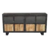 Buffet Métal Et Bois Jodhpur 4 Portes 8 Buffet Métal Et Bois Jodhpur 4 Portes -ATMOSPHERA Soldes Boutique buffet metal et bois jodhpur 4 portes