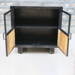 Buffet Métal Et Bois Jodhpur 2 Portes -ATMOSPHERA Soldes Boutique buffet metal et bois jodhpur portes 2