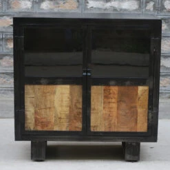 Buffet Métal Et Bois Jodhpur 2 Portes -ATMOSPHERA Soldes Boutique buffet metal et bois jodhpur portes 4