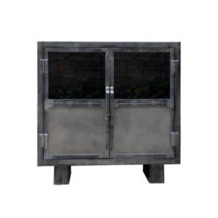 Buffet Métal Noir Jodhpur 2 Portes 7 Buffet Métal Noir Jodhpur 2 Portes -ATMOSPHERA Soldes Boutique buffet metal jodhpur portes 3