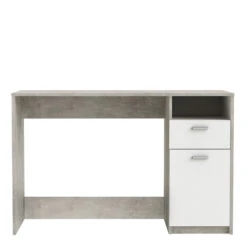 Demeyere Bureau Détroit Béton 1 Porte + 1 Niche + 1 Tiroir 8 Demeyere Bureau Détroit Béton 1 Porte + 1 Niche + 1 Tiroir -ATMOSPHERA Soldes Boutique bureau detroit blanc beton 1 porte 1 niche 1 tiroir 2