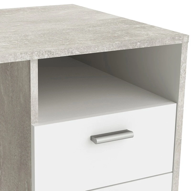 Demeyere Bureau Détroit Béton 1 Porte + 1 Niche + 1 Tiroir 6 Demeyere Bureau Détroit Béton 1 Porte + 1 Niche + 1 Tiroir – Image 6