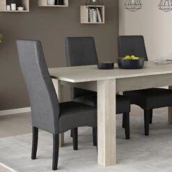 Demeyere Chaise Elite Tissu Gris Foncé -ATMOSPHERA Soldes Boutique chaise elite gris fonce 4