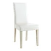 Demeyere Chaise Dossier Haut Blanc PU Guevara -ATMOSPHERA Soldes Boutique chaise ernesto blanc