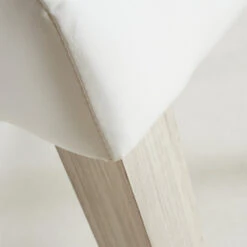 Demeyere Chaise Dossier Haut Blanc PU Guevara -ATMOSPHERA Soldes Boutique chaise ernesto blanc 1 3