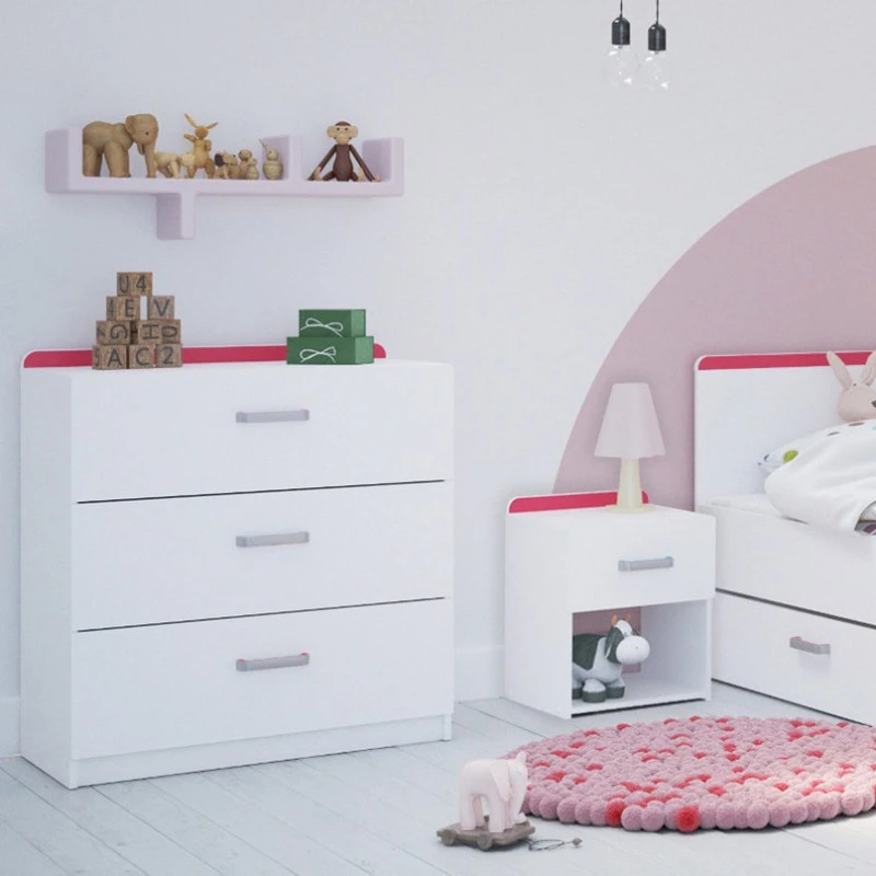 Demeyere Chevet 1 Tiroir Reverso Rose Ou Bleu 5 Demeyere Chevet 1 Tiroir Reverso Rose Ou Bleu – Image 5