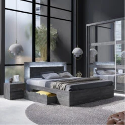 Lot De 2 Tables De Chevet Togo -ATMOSPHERA Soldes Boutique chevet 2 tiroirs togo lots de 2 2