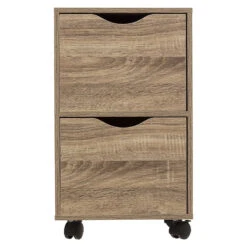 Chiffonnier 2 Tiroirs Sur Roulettes 5Five -ATMOSPHERA Soldes Boutique chiffonnier 2 tiroirs sur roulettes 5five 2