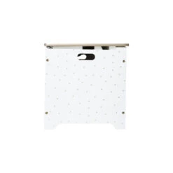 Coffre à Jouets 58 Cm Blanc Et Doré Atmosphera 9 Coffre à Jouets 58 Cm Blanc Et Doré Atmosphera -ATMOSPHERA Soldes Boutique coffre a jouets dore 4