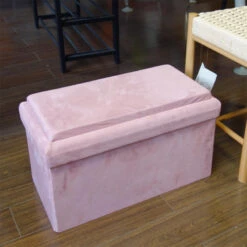 Coffre Banc Pliable Rose Compatible Briques 12 Coffre Banc Pliable Rose Compatible Briques -ATMOSPHERA Soldes Boutique coffre banc pliable rose compatible briques 5