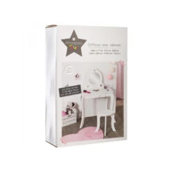 Coiffeuse Avec Tabouret Enfant Blanc Atmosphera 12 Coiffeuse Avec Tabouret Enfant Blanc Atmosphera -ATMOSPHERA Soldes Boutique coiffeuse avec tabouret pour enfant blanche 5