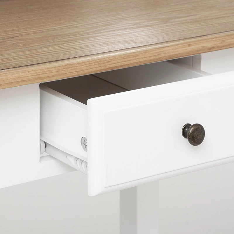 Coiffeuse Blanche 3 Tiroirs Solen Atmosphera 6 Coiffeuse Blanche 3 Tiroirs Solen Atmosphera – Image 6