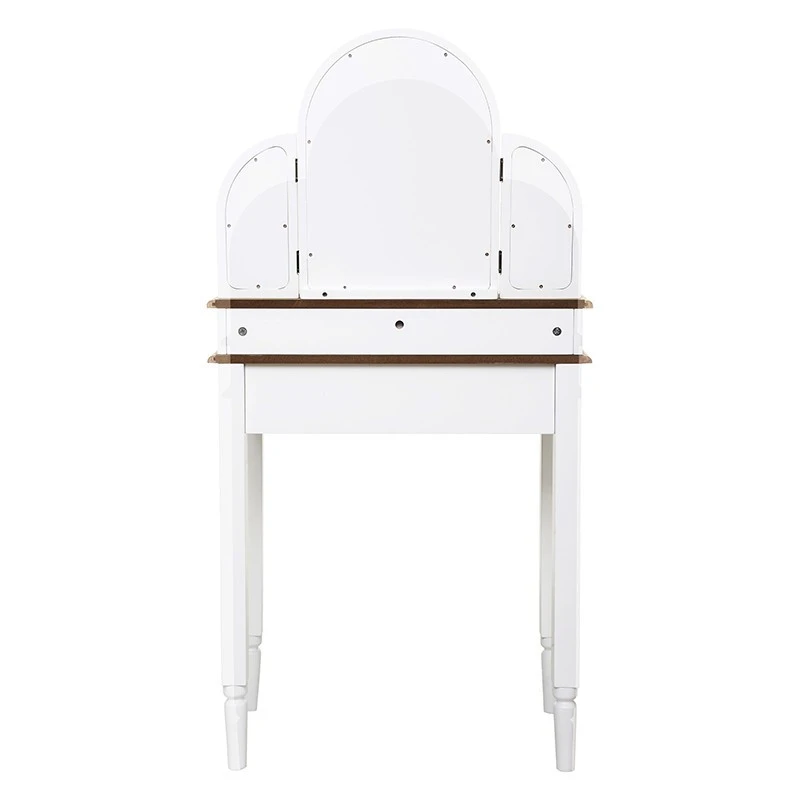 Coiffeuse Blanche 3 Tiroirs Solen Atmosphera 8 Coiffeuse Blanche 3 Tiroirs Solen Atmosphera – Image 8