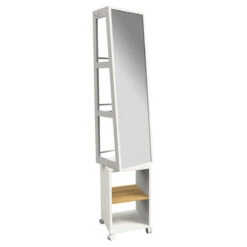 Colonne Miroir Pivotante 5 Niveaux Coconut -ATMOSPHERA Soldes Boutique colonne miroir pivotante 5 niveaux coconut 2