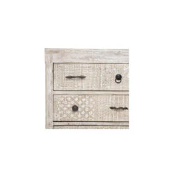Commode 12 Tiroirs Ajay Manguier Sculpté Atmosphera -ATMOSPHERA Soldes Boutique commode 12 tiroirs ajay manguier sculpte atmosphera 4