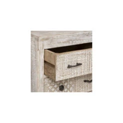 Commode 12 Tiroirs Ajay Manguier Sculpté Atmosphera -ATMOSPHERA Soldes Boutique commode 12 tiroirs ajay manguier sculpte atmosphera 5