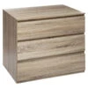 Commode 3 Tiroirs 78 Cm Dolo Naturel 5five -ATMOSPHERA Soldes Boutique commode 3 tiroirs 78 cm naturel 5five