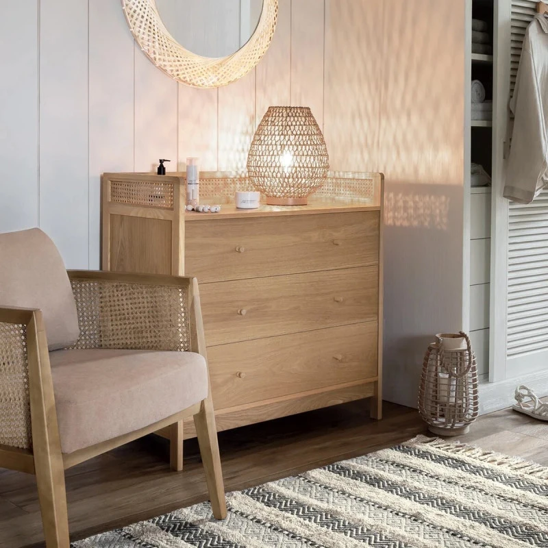 Commode 3 Tiroirs Cannage Arty Atmosphera 4 Commode 3 Tiroirs Cannage Arty Atmosphera – Image 4