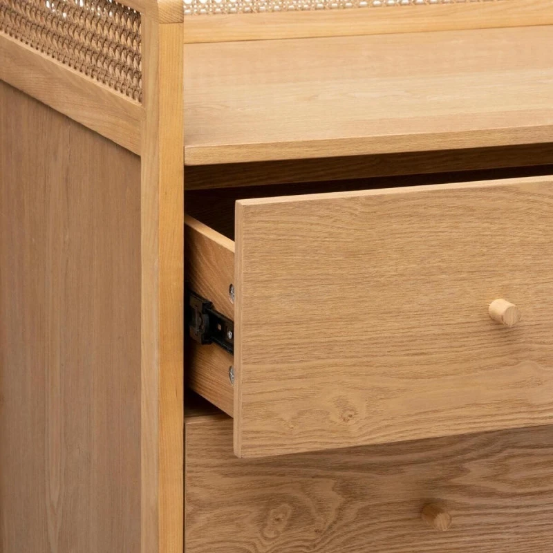 Commode 3 Tiroirs Cannage Arty Atmosphera 6 Commode 3 Tiroirs Cannage Arty Atmosphera – Image 6