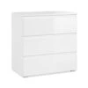 Commode 3 Tiroirs Capetown Blanc -ATMOSPHERA Soldes Boutique commode 3 tiroirs capetown blanc