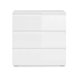 Commode 3 Tiroirs Capetown Blanc -ATMOSPHERA Soldes Boutique commode 3 tiroirs capetown blanc 4