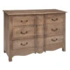 Commode 3 Tiroirs Hiver En Bois Atmosphera -ATMOSPHERA Soldes Boutique commode 3 tiroirs hiver en bois atmosphera