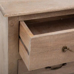 Commode 3 Tiroirs Hiver En Bois Atmosphera -ATMOSPHERA Soldes Boutique commode 3 tiroirs hiver en bois atmosphera 3