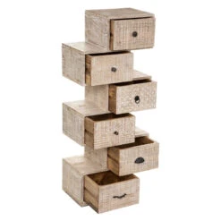 Commode Ajay 6 Tiroirs Bois Massif Atmosphera -ATMOSPHERA Soldes Boutique commode ajay 6 tiroirs bois massif atmosphera 2