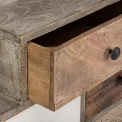 Commode Koval Uni 8 Tiroirs Bois Massif Atmosphera -ATMOSPHERA Soldes Boutique commode koval uni 8 tiroirs bois massif atmosphera 2