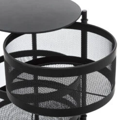 Desserte 4 Paniers Métal Noir Mayaj 5Five -ATMOSPHERA Soldes Boutique desserte 4 paniers metal noir mayaj 5five 2