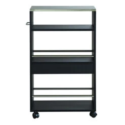 Demeyere Desserte De Cuisine Coffee Noir -ATMOSPHERA Soldes Boutique desserte cuisine cafe noir 2