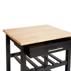 ATMOSPHERA Desserte De Cuisine Noire Modèle CLAUDE PM -ATMOSPHERA Soldes Boutique desserte de cuisine noire modele claude pm 1