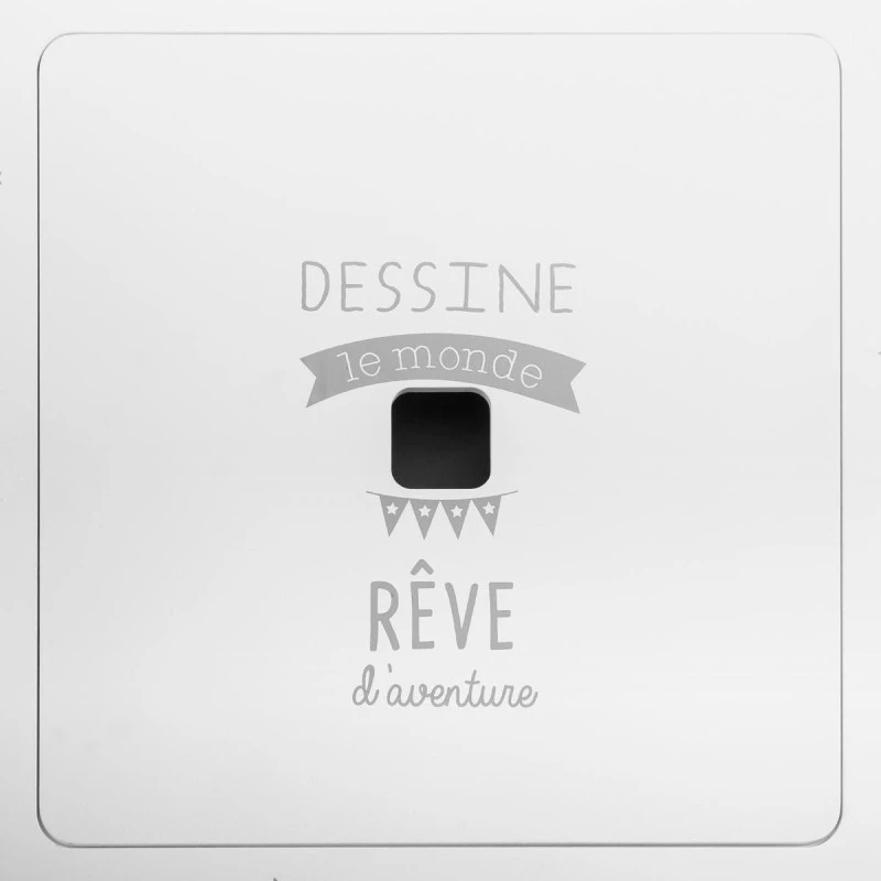 Ensemble Table + 2 Tabourets Enfant Blanc Gris Dream Atmosphera 6 Ensemble Table + 2 Tabourets Enfant Blanc Gris Dream Atmosphera – Image 6