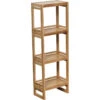 Étagère Bambou 4 Niveaux -ATMOSPHERA Soldes Boutique etagere bambou 4 niveaux