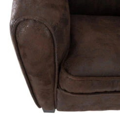 Fauteuil Enfant Coloris Vieux Cuir Atmosphera -ATMOSPHERA Soldes Boutique fauteuil enfant coloris vieux cuir atmosphera 1